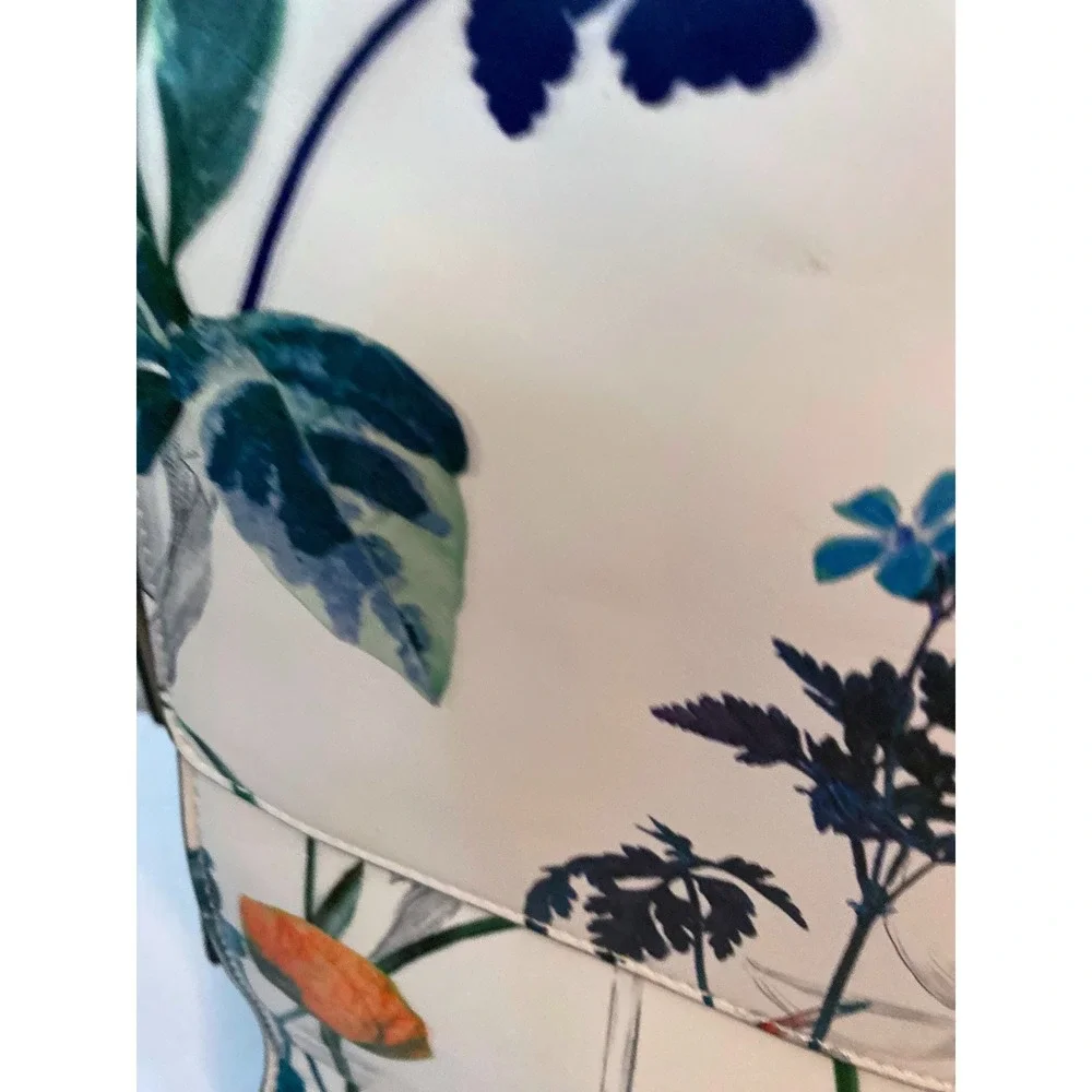 Fiorelli Floral Bird Print Satchel Bag white floral  Top‎ Handle Crossbody